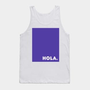 Purple Hola Tank Top